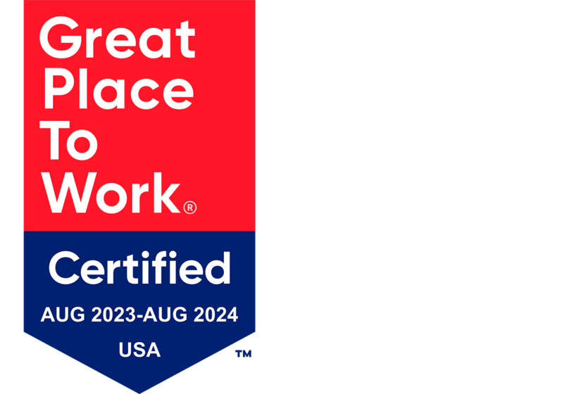 Bluedog Design 2023 Great Place to Work Certification Badge