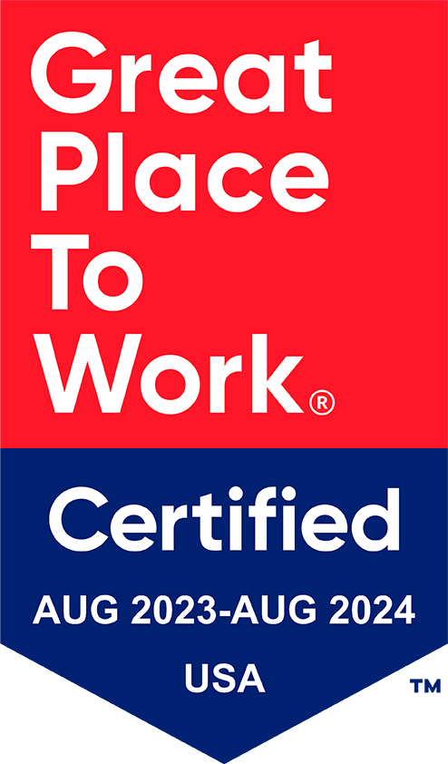 Bluedog Design 2023 Great Place to Work Certification Badg